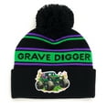 thumbnail image 1 of Monster Jam Grave Digger One Size Youth Beanie Winter Hat Green OS Youth, 1 of 5