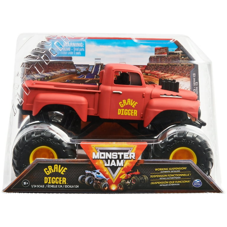 Monster Jam Grave Digger Retro Die Cast Monster Truck 1 24 Scale