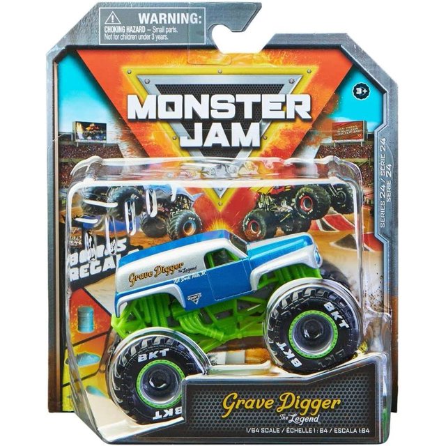 Monster Jam Grave Digger The Legend Series 24 Truck 164 Scale
