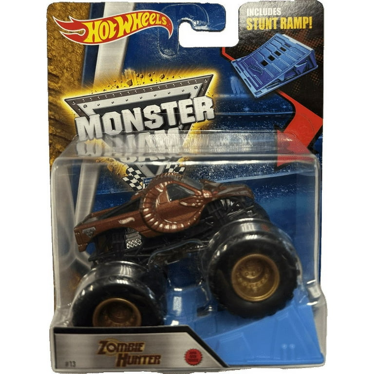 Monster Jam 2015 Hot Wheels Monster Jam #13 ZOMBIE HUNTER 1:64