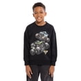 thumbnail image 1 of Monster Jam Kids Graphic Fleece Crewneck Sweatshirt, Sizes 4-18, 1 of 4