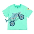 thumbnail image 1 of Monster Jam Little Boys' 3D Novelty Short Sleeve T-Shirt Aqua Megalodon, 1 of 6