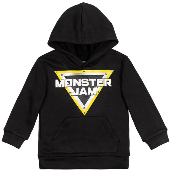 Monster Jam Little Boys Fleece Pullover Hoodie Toddler to Big Kid