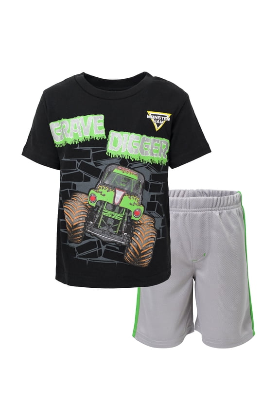 Little Boys T-Shirt and Shorts Outfit Set Toddler to Big Kid