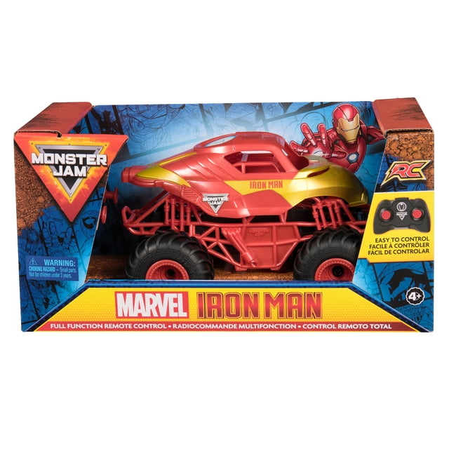 Monster Jam, Marvel Iron Man RC 1:24 Scale Monster Truck Vehicle