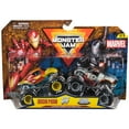 thumbnail image 1 of Monster Jam, Marvel Iron Man Vs. War Machine Die-Cast Vehicle 2-Pack, 1:64 Scale, 1 of 8