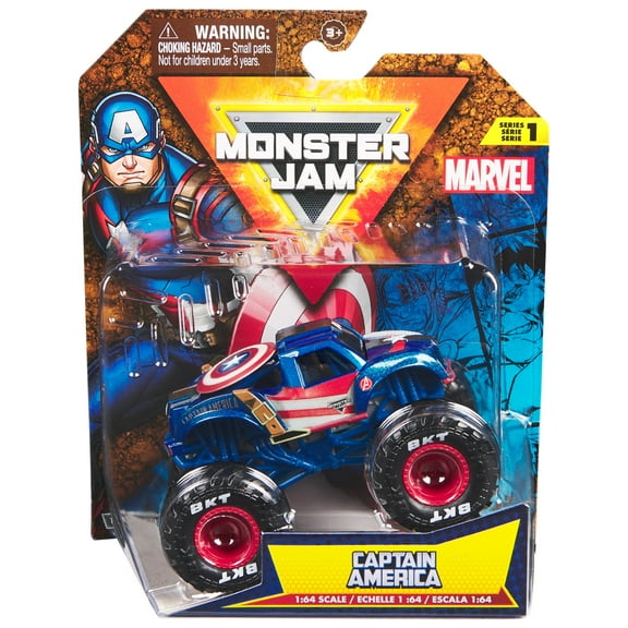 Monster Jam, Marvel Official Captain America Monster Truck