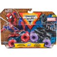 thumbnail image 1 of Monster Jam, Marvel Official Spiderman Vs. Black Panther Die-Cast Monster Trucks, 1:64 Scale, Toy Gift for Collectors & Kids Ages 3+, 1 of 7