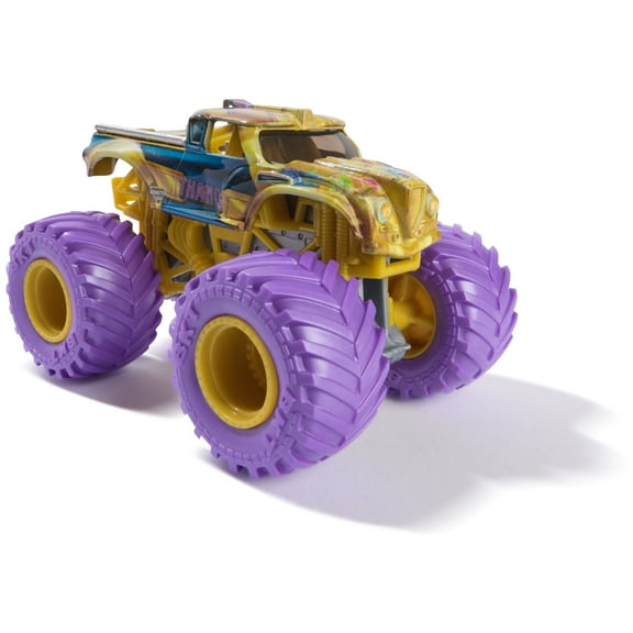 Monster Jam, Marvel Official Thanos Monster Truck, Die-Cast Vehicle, 1:64 Scale, Super Hero Kids Toys for Boys Ages 3 and up