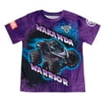 thumbnail image 1 of Monster Jam Marvel's Monster Trucks Black Panther Athletic T-Shirt Toddler to Big Kid, 1 of 5