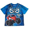 thumbnail image 1 of Monster Jam Marvel's Monster Trucks Spider-Man Athletic T-Shirt Toddler to Big Kid, 1 of 5