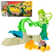 Monster Jam Mini Jams, Cobra’s Crazy Escape Playset with 2 Monster Trucks