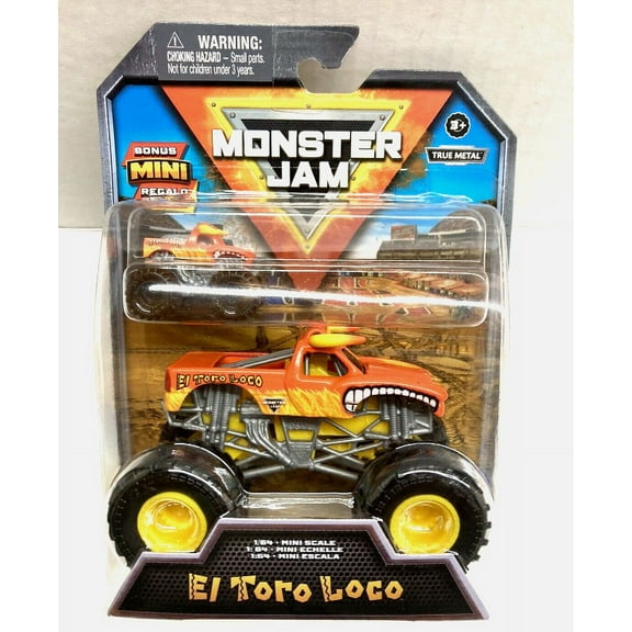 Monster Jam Mj 1:64t Die Cast + Bonus Mini
