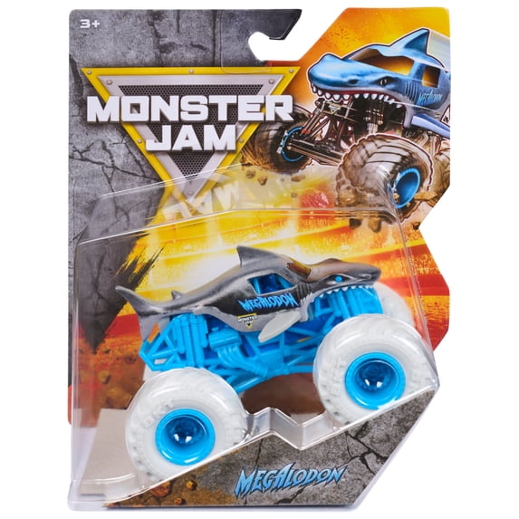 Monster Jam Megalodon Monster Truck, 1:64 Scale