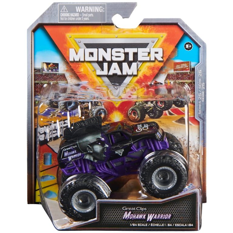 Monster Jam Mohawk Warrior, 1:64 Scale Die-Cast Monster Truck with