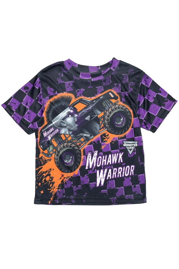 Mohawk Warrior Little Boys T-Shirt Toddler to Big Kid