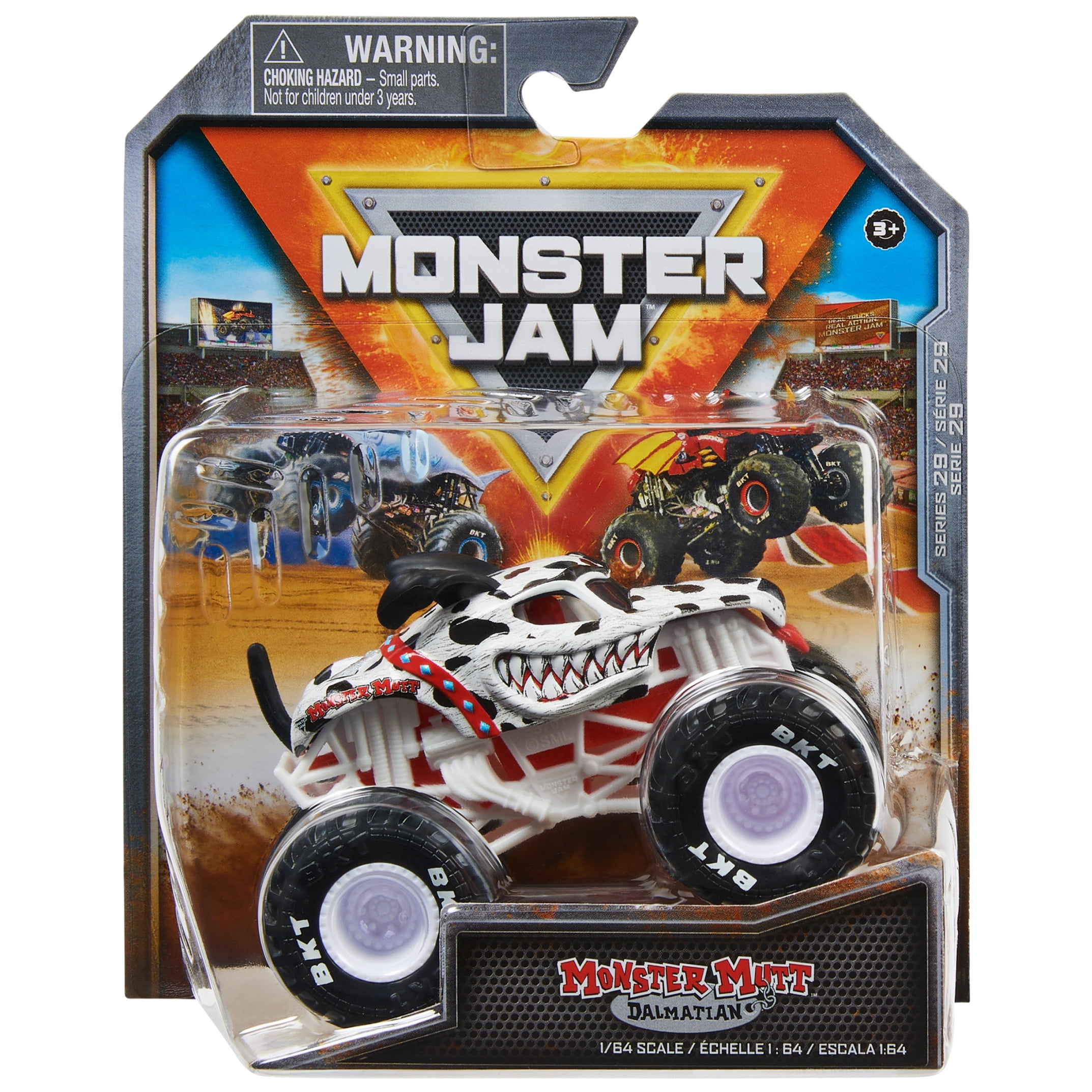 Monster Jam Die Cast Collection Monster Mutt Dalmatian 1 64 Scale Trucks Toys for Boys and Girls Walmart