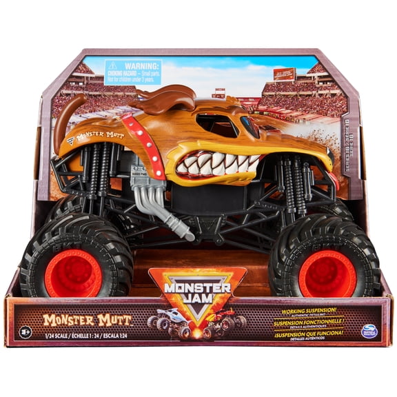 Monster Jam, Monster Mutt Dalmatian Monster Truck 1:24 Scale