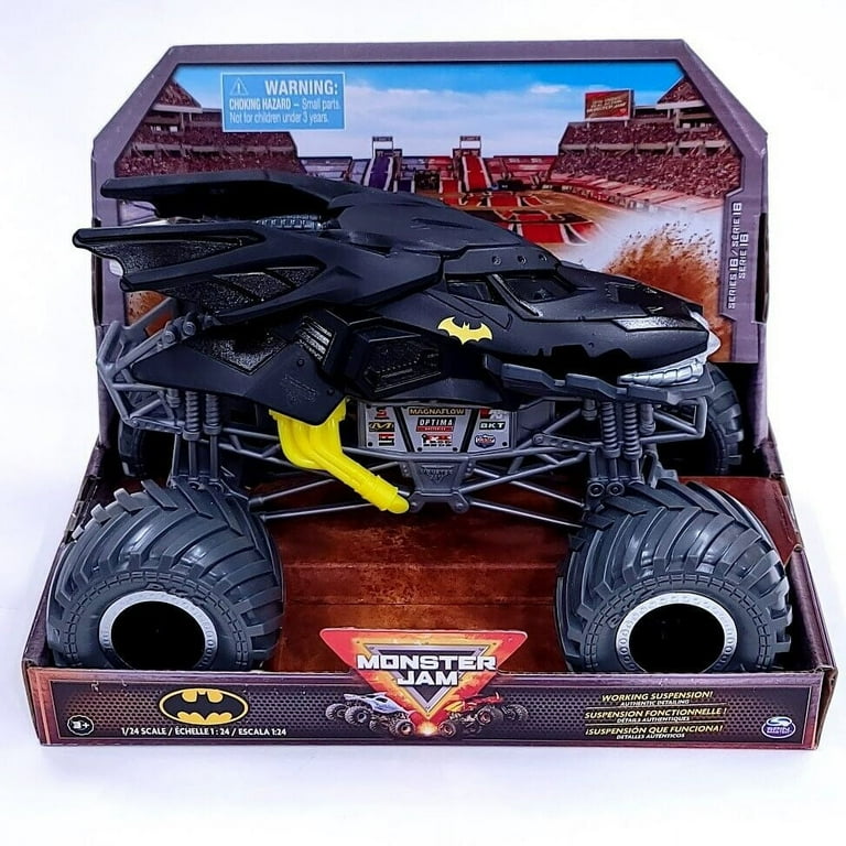 Hot wheels バッドマン　Monster truck Amazon.com: Hot Wheels Monster Jam Batman, Grave Digger 30th