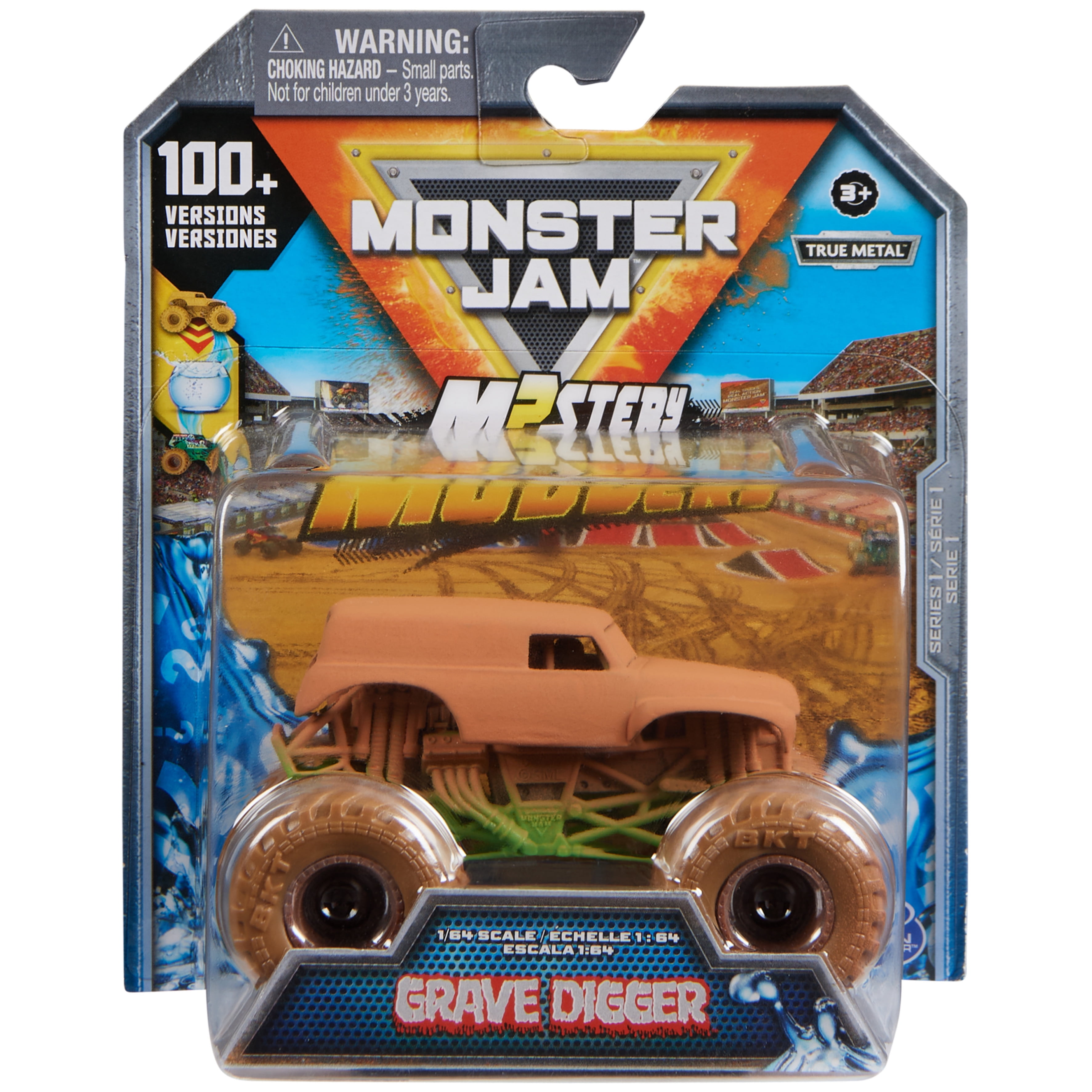 Monster Jam Truck Grave Digger 1:64 Mystery Mudders