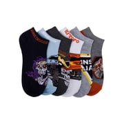 Monster Jam No Show Socks, 6-Pack, Sizes L Boys