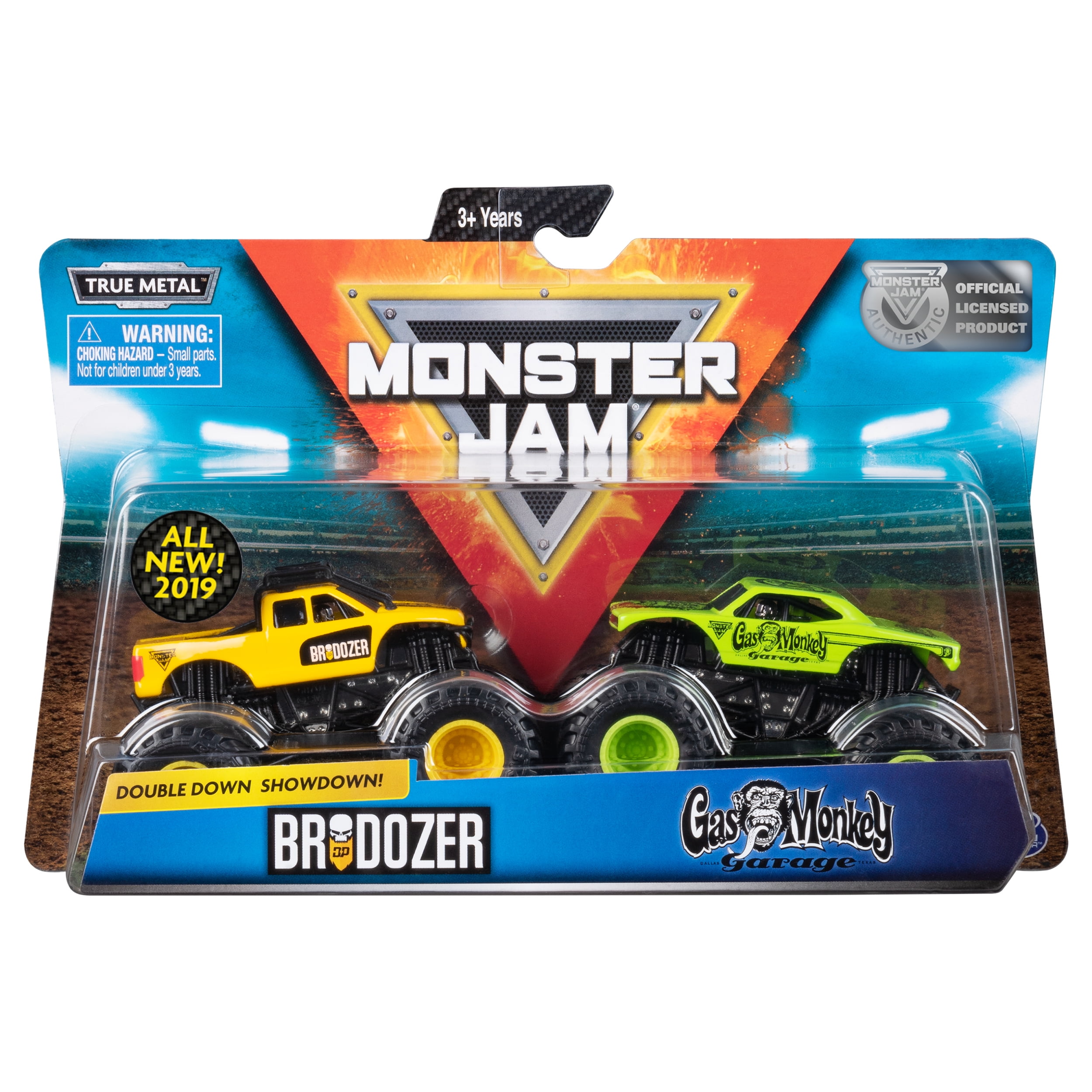 Monster Jam: Official 1:64 Scale Die-Cast Monster Trucks 2-Pack Assort