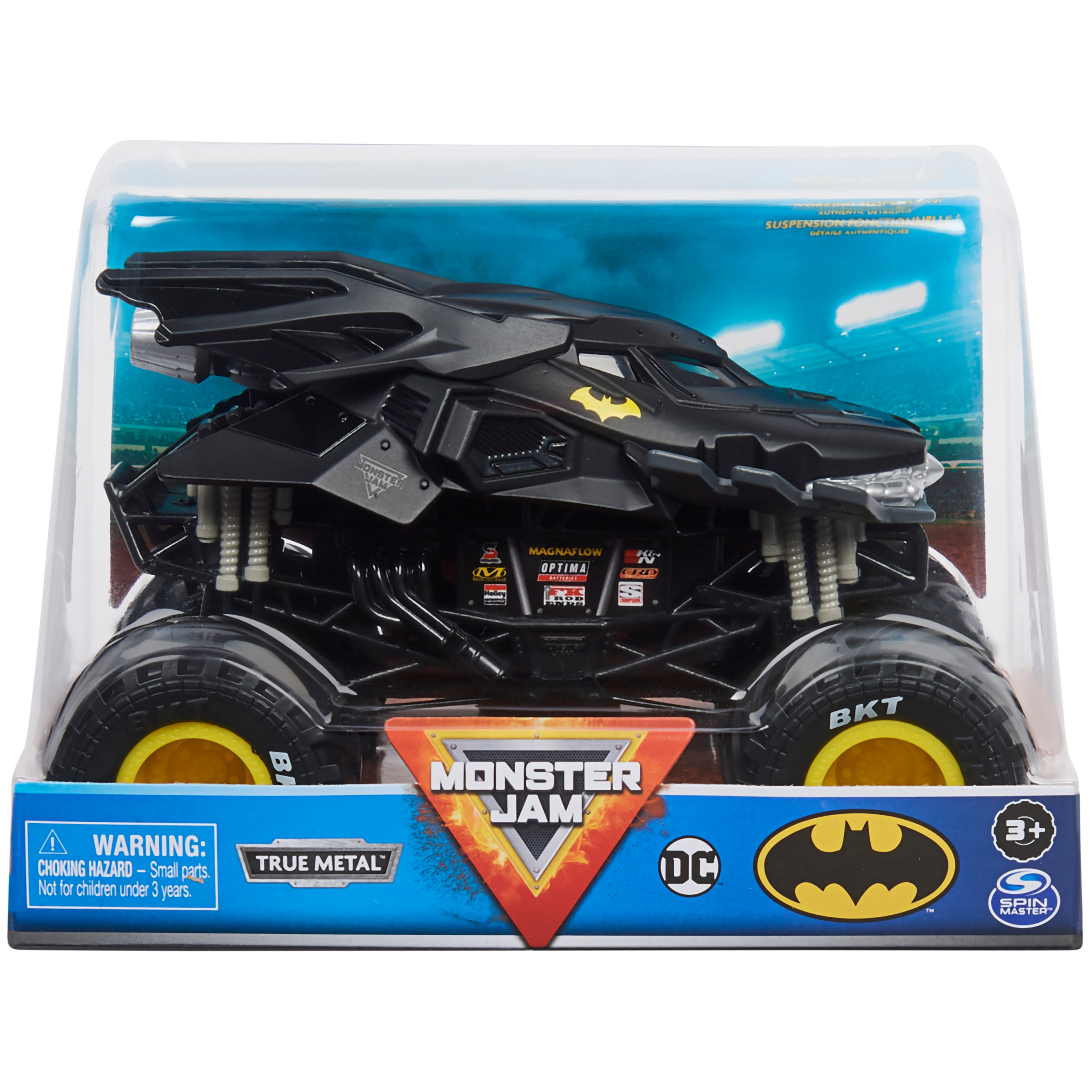 Monster Jam Official Batman Monster Truck Collector Die Cast Vehicle 1 24 Scale