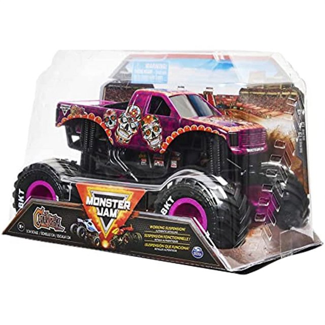 Monster Jam, Official Calavera Monster Truck, Collector Die-Cast ...