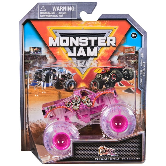 Monster Jam, Official Calavera Monster Truck, Die-Cast Vehicle, 1:64 Scale, Kids Toys for Boys Ages 3 and up