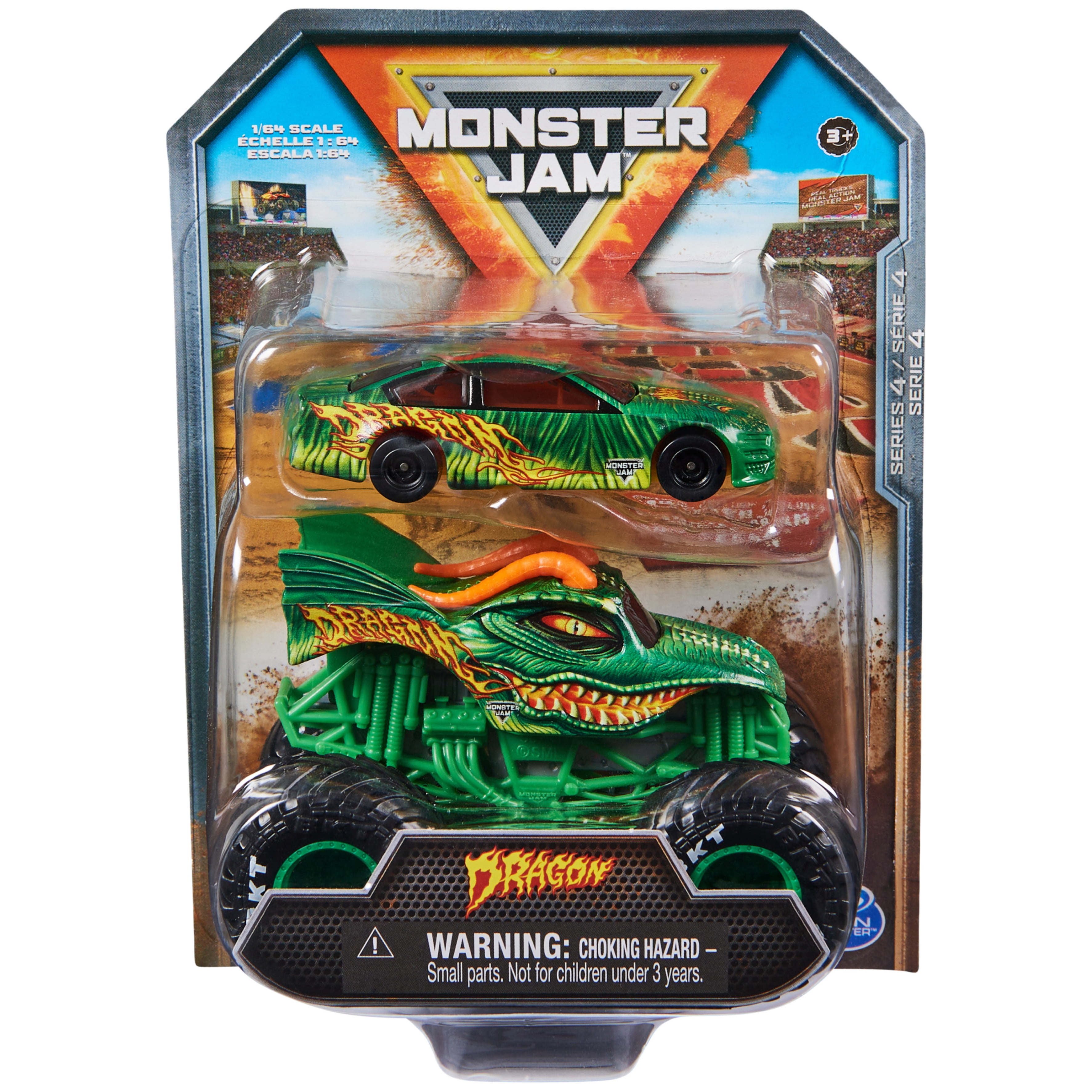 Monster Jam, Official Fire & Ice, Zombie and Northern