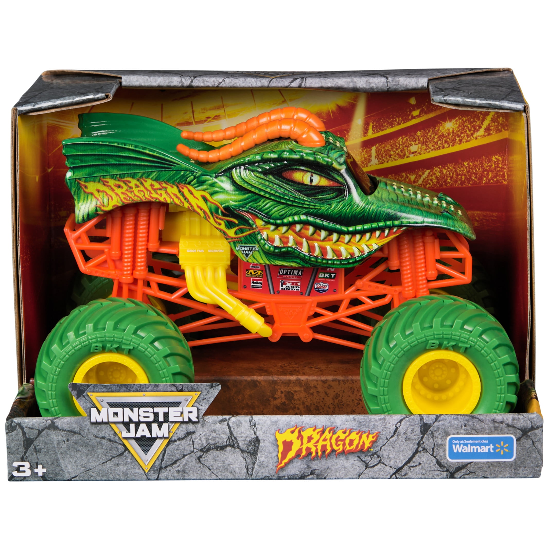 Monster Jam, Official Dragon Monster Truck Vehicle in 1:24 Scale