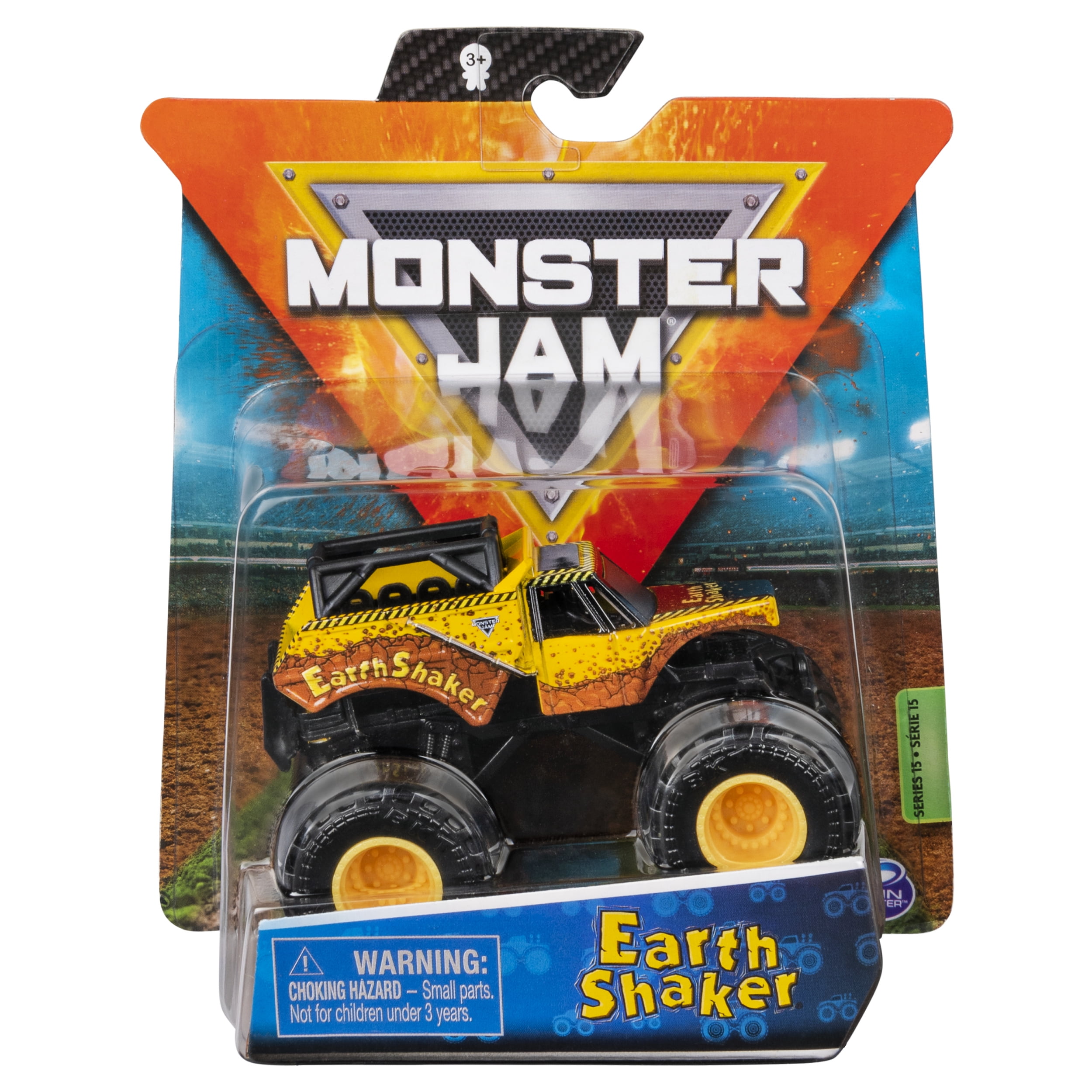 Monster Jam, Official Earth Shaker Monster Truck, Die-Cast