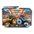 thumbnail image 1 of Monster Jam, Official Earth Shaker Vs. Megalodon Die-Cast Monster Trucks, 1:64 Scale, Kids Toys for Boys Ages 3 and up, 1 of 9