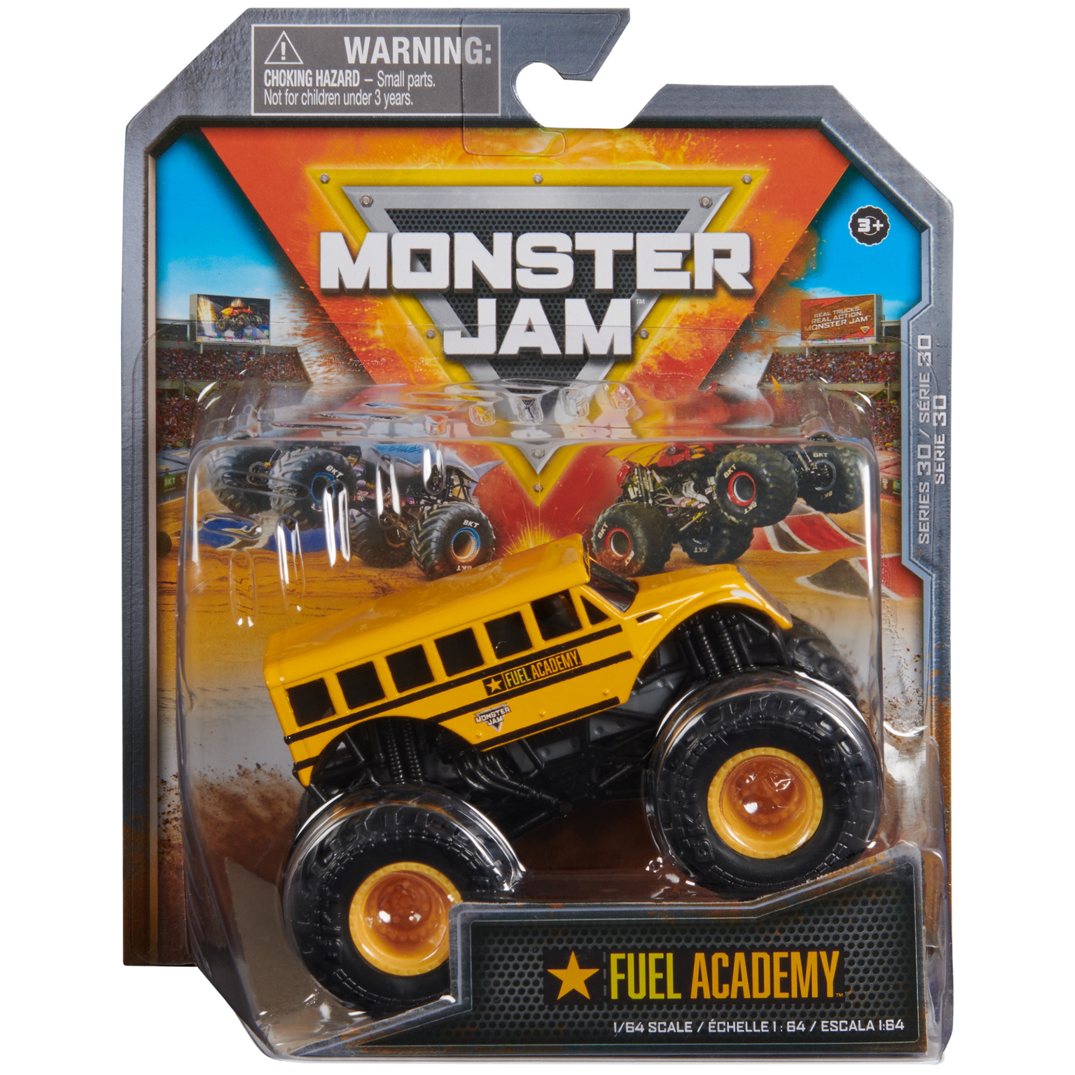 Hot Wheels Monster Trucks, Creature Themed 3-Pack