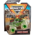 thumbnail image 1 of Monster Jam, Official Grave Digger Chase Monster Truck, Die-Cast Vehicle, 1:64 Scale, 1 of 7