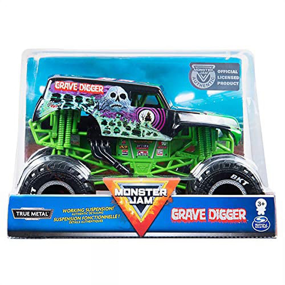 Monster Jam, Official Grave Digger Monster Truck, DieCast Vehicle, 1