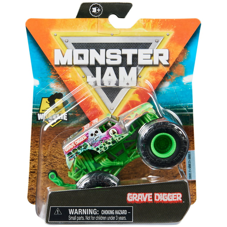 Leerling dier Merg Monster Jam, Official Grave Digger Monster Truck, Die-Cast Vehicle, Legacy  Trucks Series, 1:64 Scale - Walmart.com