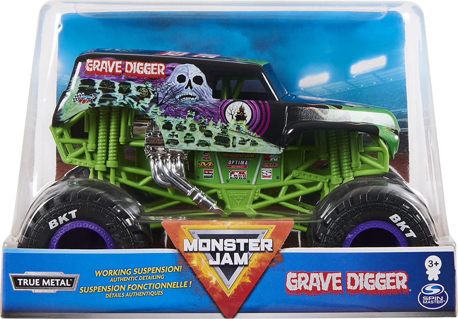 【GINGER掲載商品】 Monster 1 Truck, Monster Original Digger Grave Official Jam, 乗用車