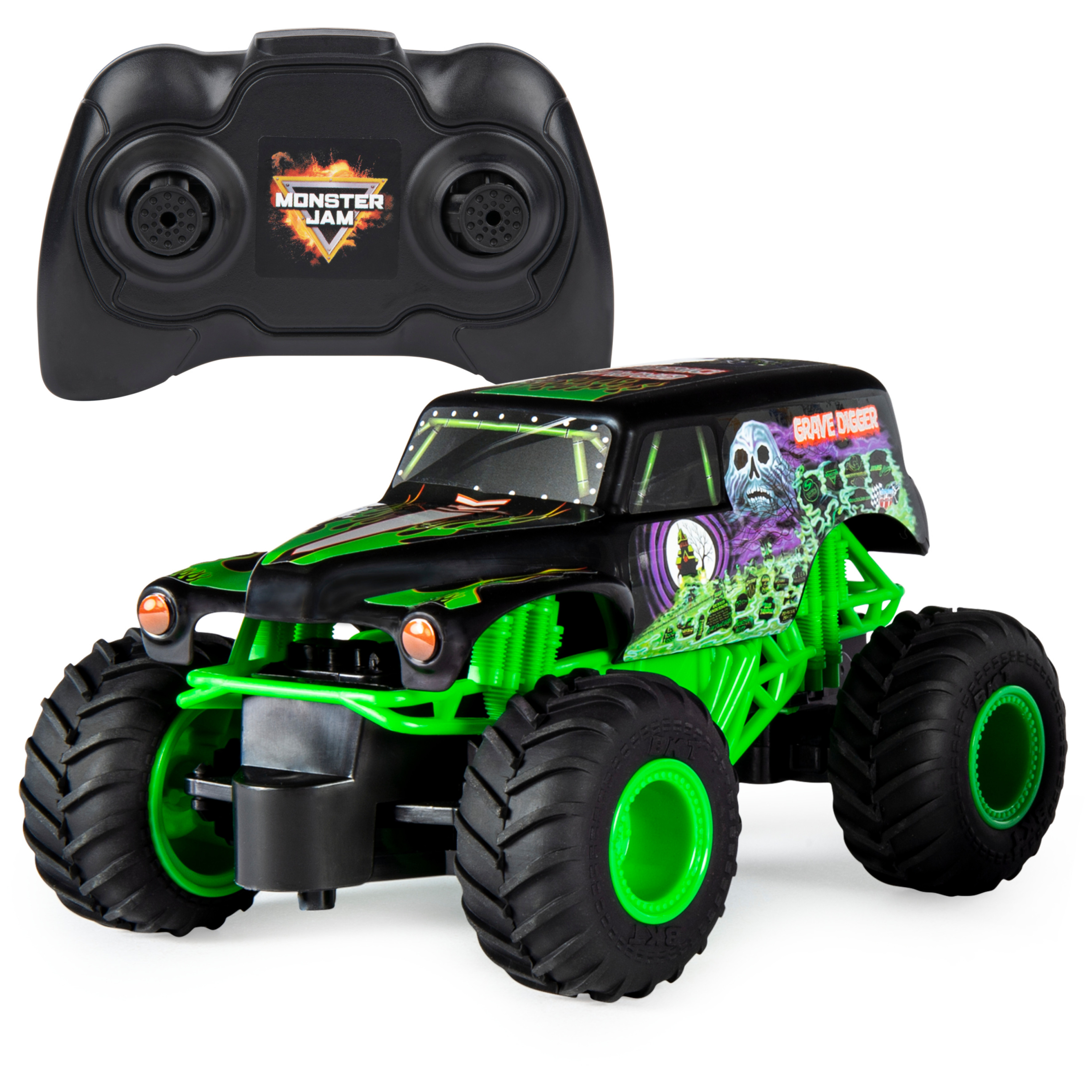 Monster Jam, Official Grave Digger Remote Control Monster Truck, 1:24 Scale, 2.4 GHz, Kids Toys for Boys and Girls Ages 4 and up - image 1 of 7