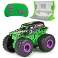 thumbnail image 1 of Monster Jam, Official Grave Digger Remote Control Monster Truck with Ramp, Small 1:64 Scale RC Cars Kids Toys for Boys and Girls Ages 3 4 5 6 and up, 1 of 9