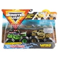 thumbnail image 1 of Monster Jam, Official Grave Digger vs. Max D Color-Changing Die-Cast Monster Trucks, 1:64 Scale, 1 of 5