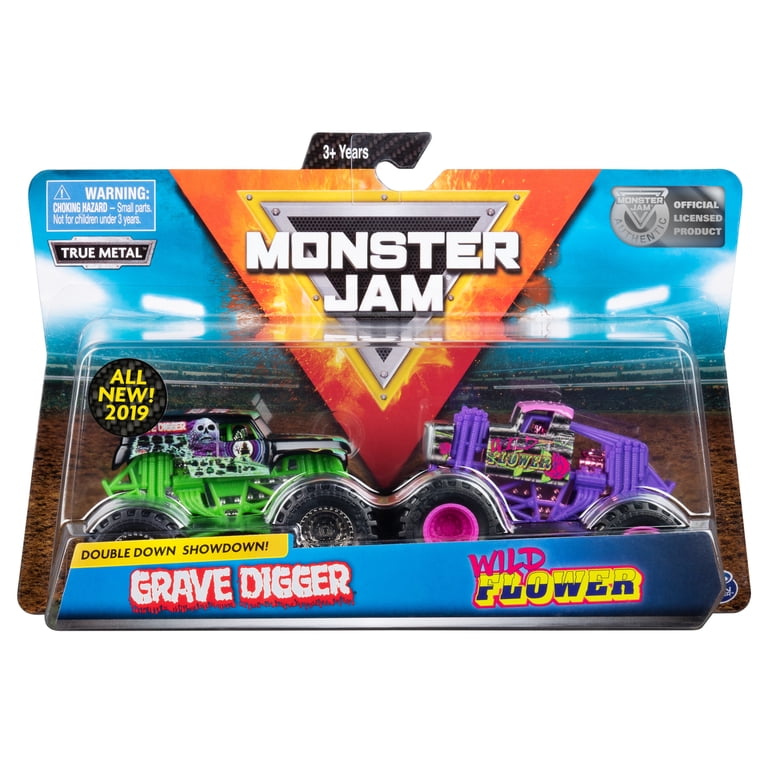 Monster Jam, Official Grave Digger vs. Wild Flower Die-Cast