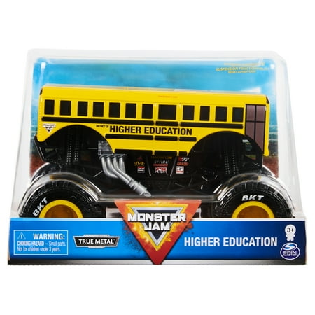 Monster Jam, Official Higher Education Monster Truck, Die-Cast Vehicle, 1:24 Scale