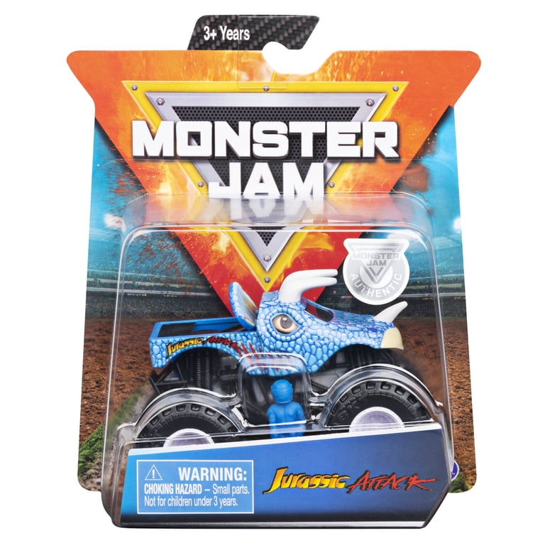 Monster Jam, Official Jurassic Attack Monster Truck, Die-Cast