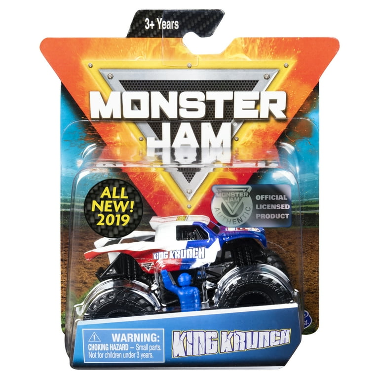 Monster Jam, Official King Krunch Monster Truck, Die-Cast Vehicle
