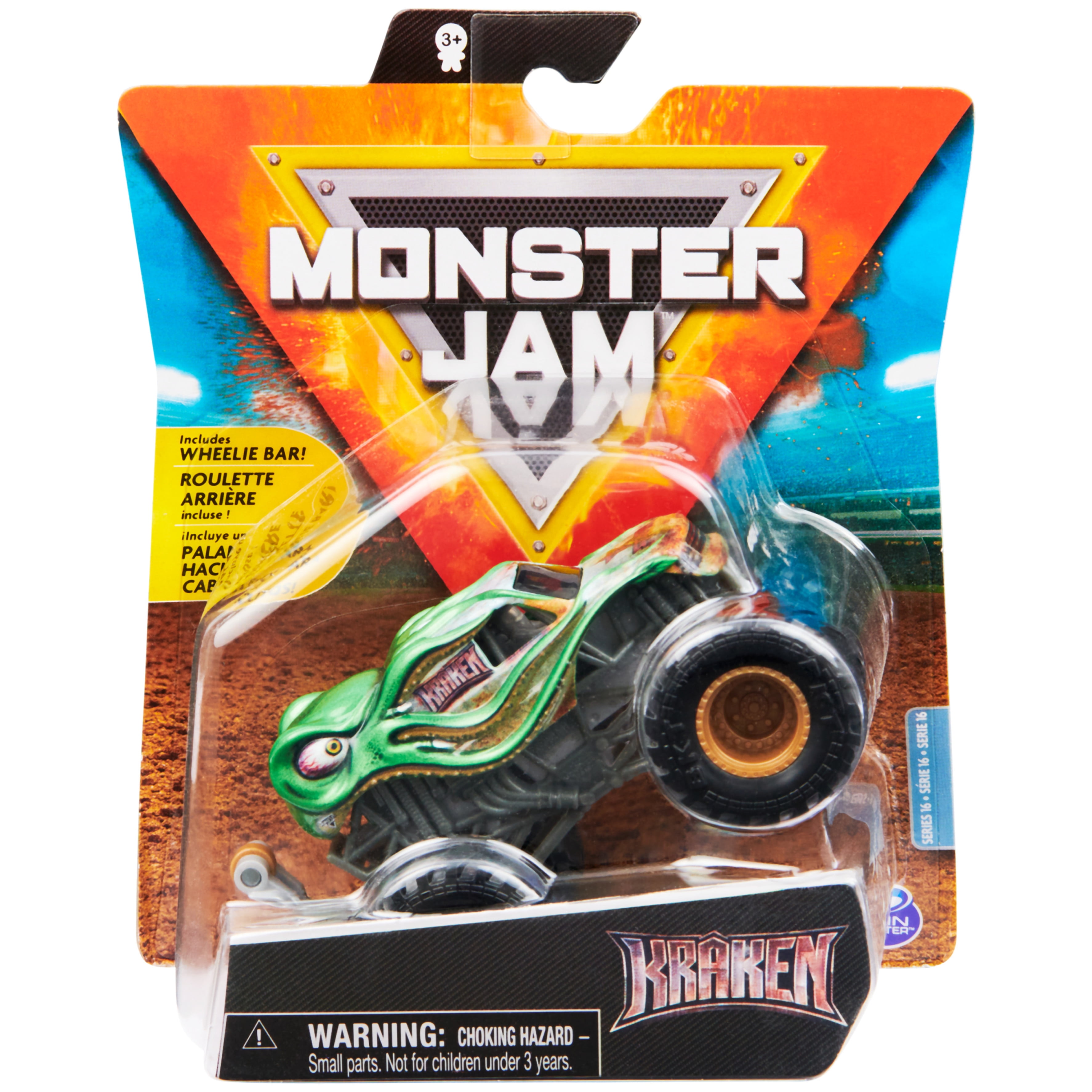 Monster Jam Kraken Truck - 1:64 Scale Die-Cast Vehicle - Walmart.com