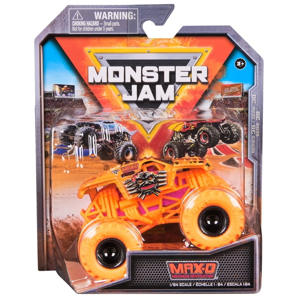 Monster Jam Max-D Die-Cast Truck for Indoor Playgrounds - Walmart