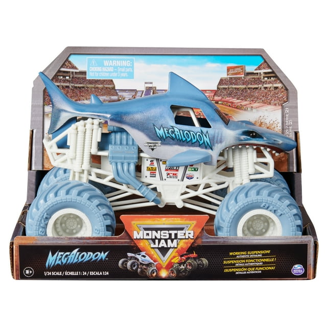 Monster Jam, Official Megalodon Monster Truck, Collector Die-Cast