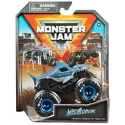 Monster Jam, Official Megalodon Monster Truck, Die-Cast Vehicle, 1:64 Scale, Kids Toys for Boys Ages 3 and up