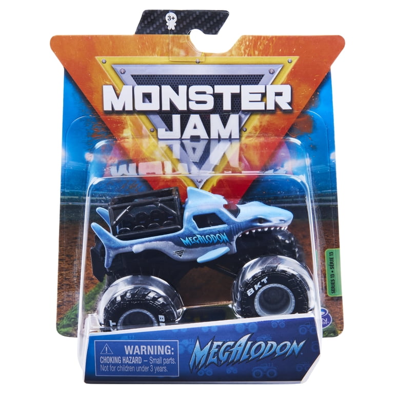 Monster Jam Megalodon Monster Truck Die-Cast 1:64 Scale with